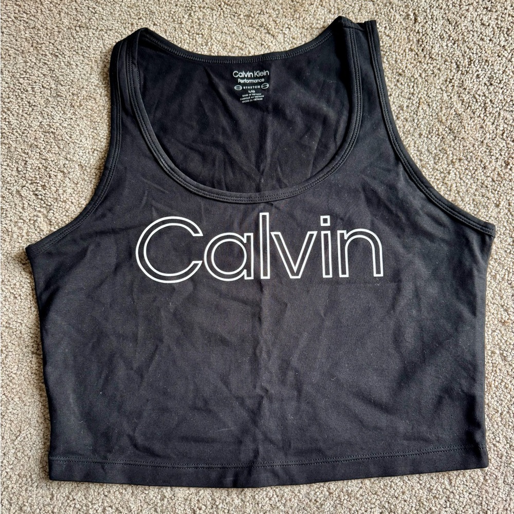 Calvin Klein Performance Cropped Tank Size L